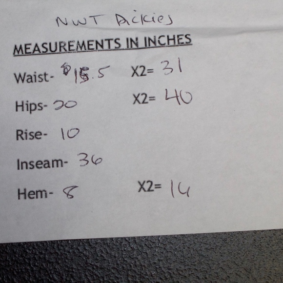 NEW DICKIES Relaxed Fit Carpenter Jean Relaxed Fit - Picture 8 of 8